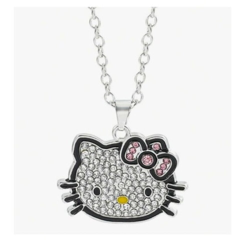 HELLO KITTY Silver Charm Pendant Necklace (BRAND-NEW &‎ BEAUTIFUL!)